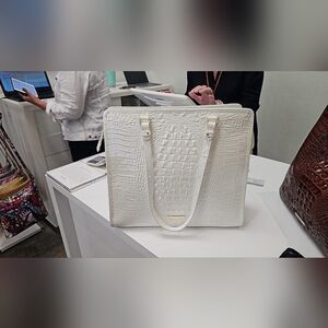 Brand new Brahmin white bag